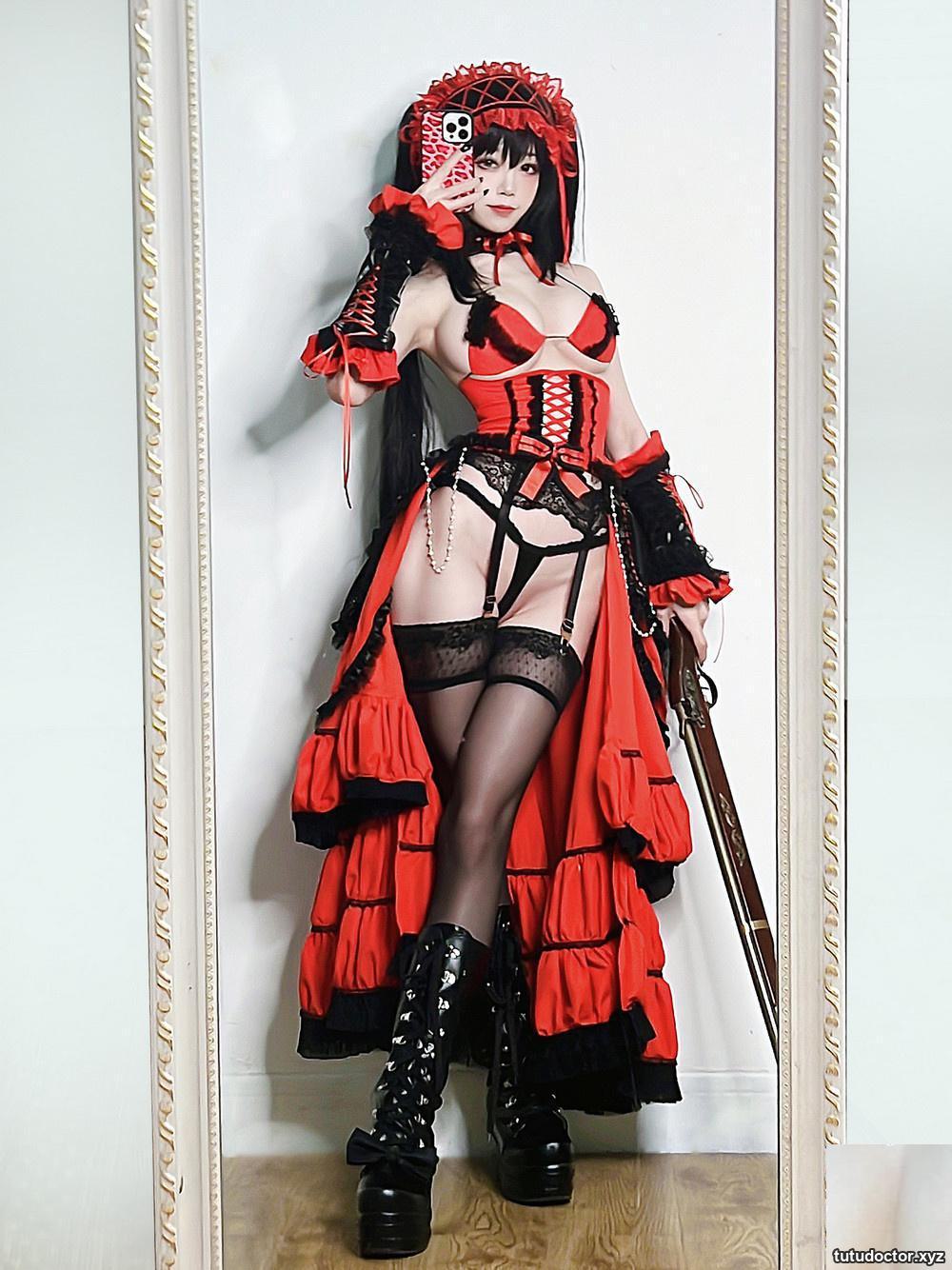 Shui Miao Aquas Tokisaki Kurumi 3 black stockings make me feel · photo 37 of 65