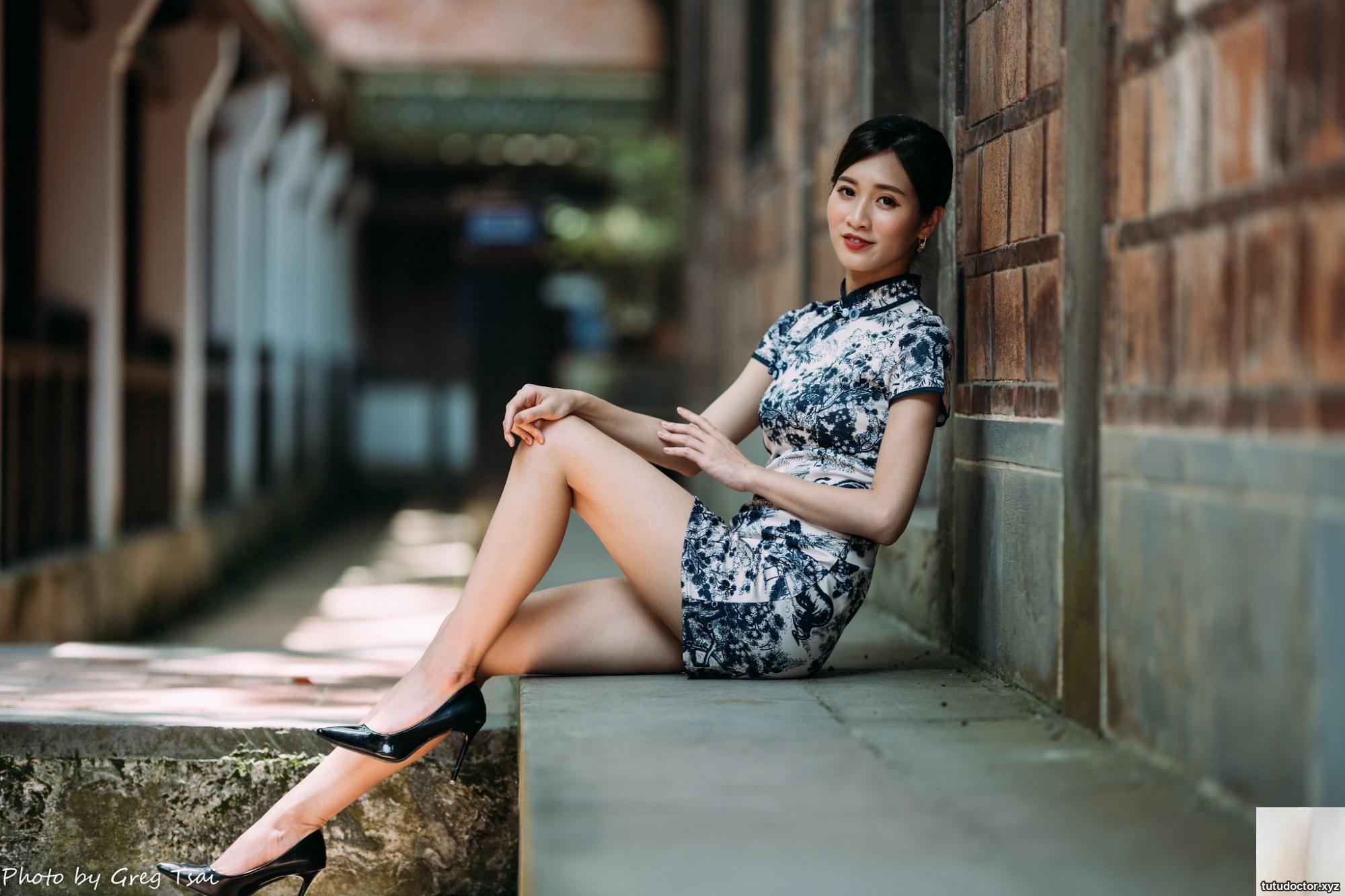 Taiwanese beautiful leg girl-Zhang Jun sunny beauty outdoor · photo 39 of 92