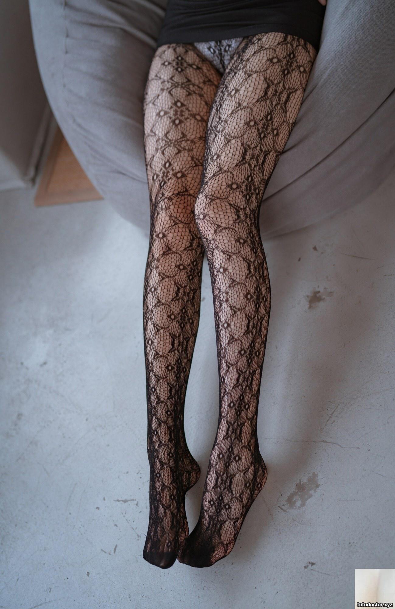 Welfare girl Xuan Xiaos Jacquard Pantyhose VIP exclusive · photo 62 of 107