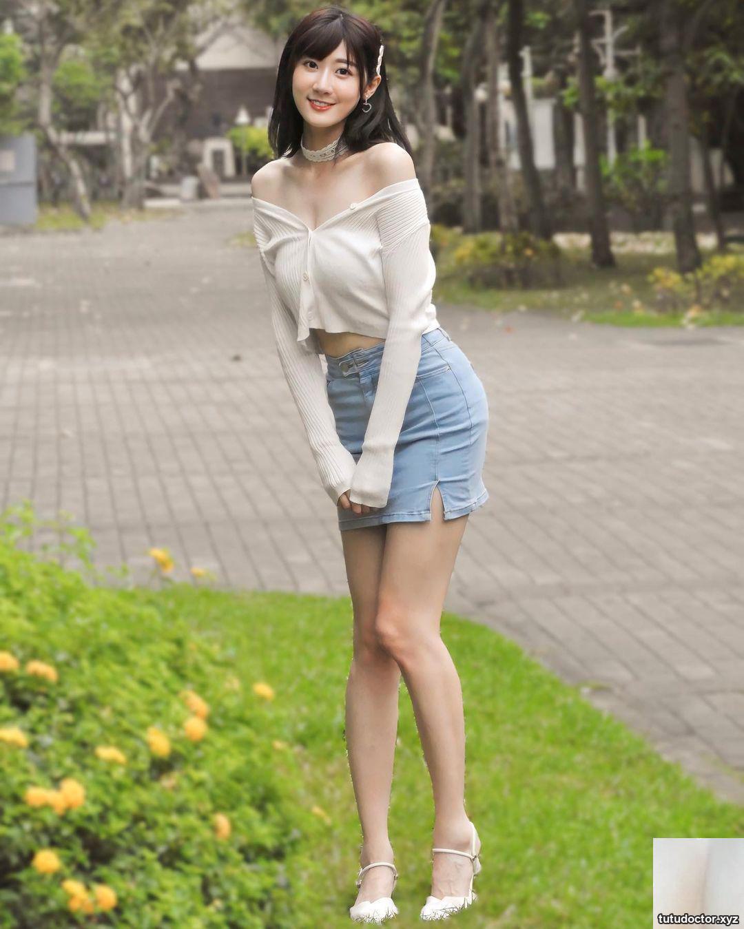 The goddess with beautiful legs Lin Mojing is so popular that · photo 8 of 10