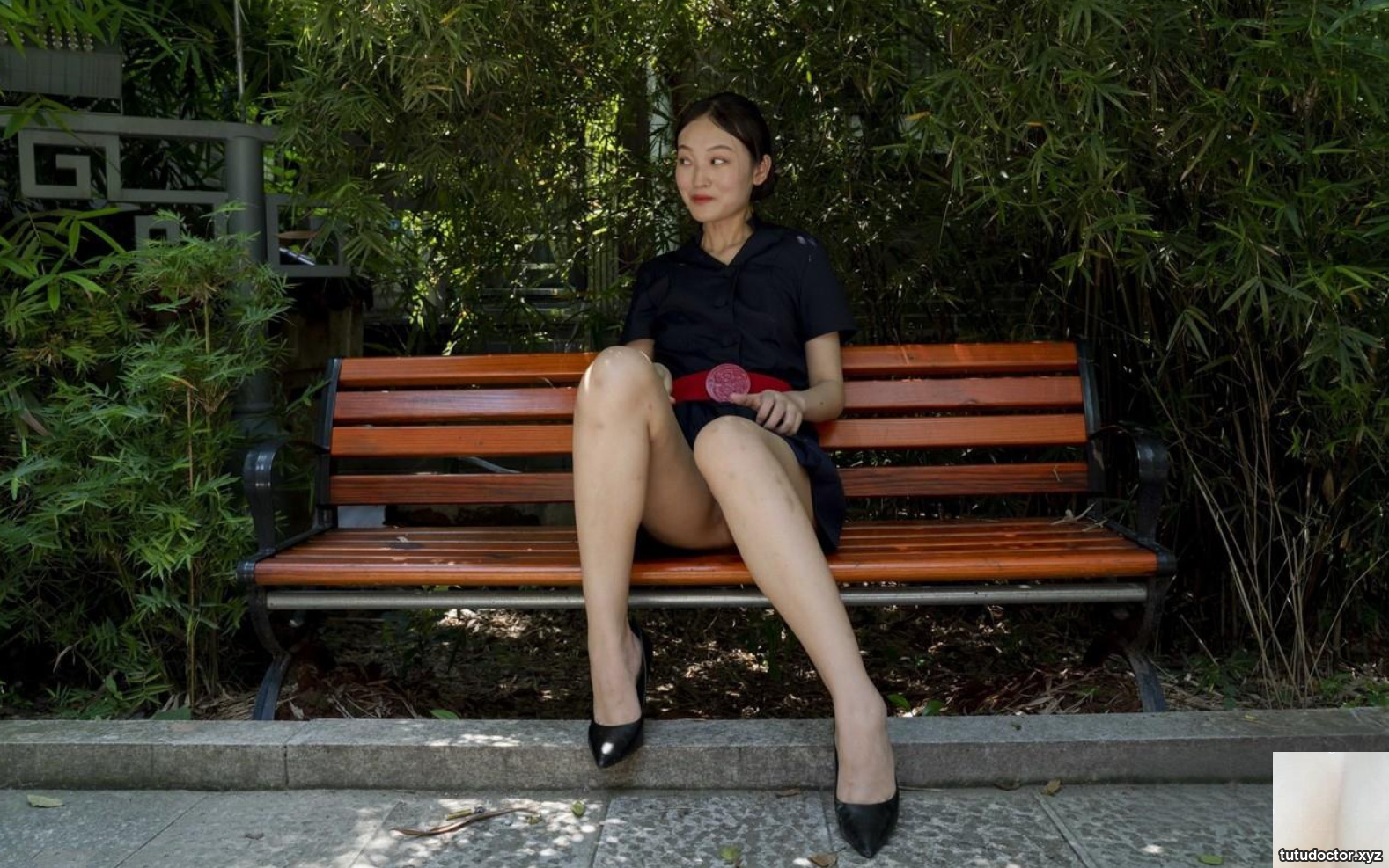Beautiful model – An Qis full-time long-legged stewardess · photo 64 of 100