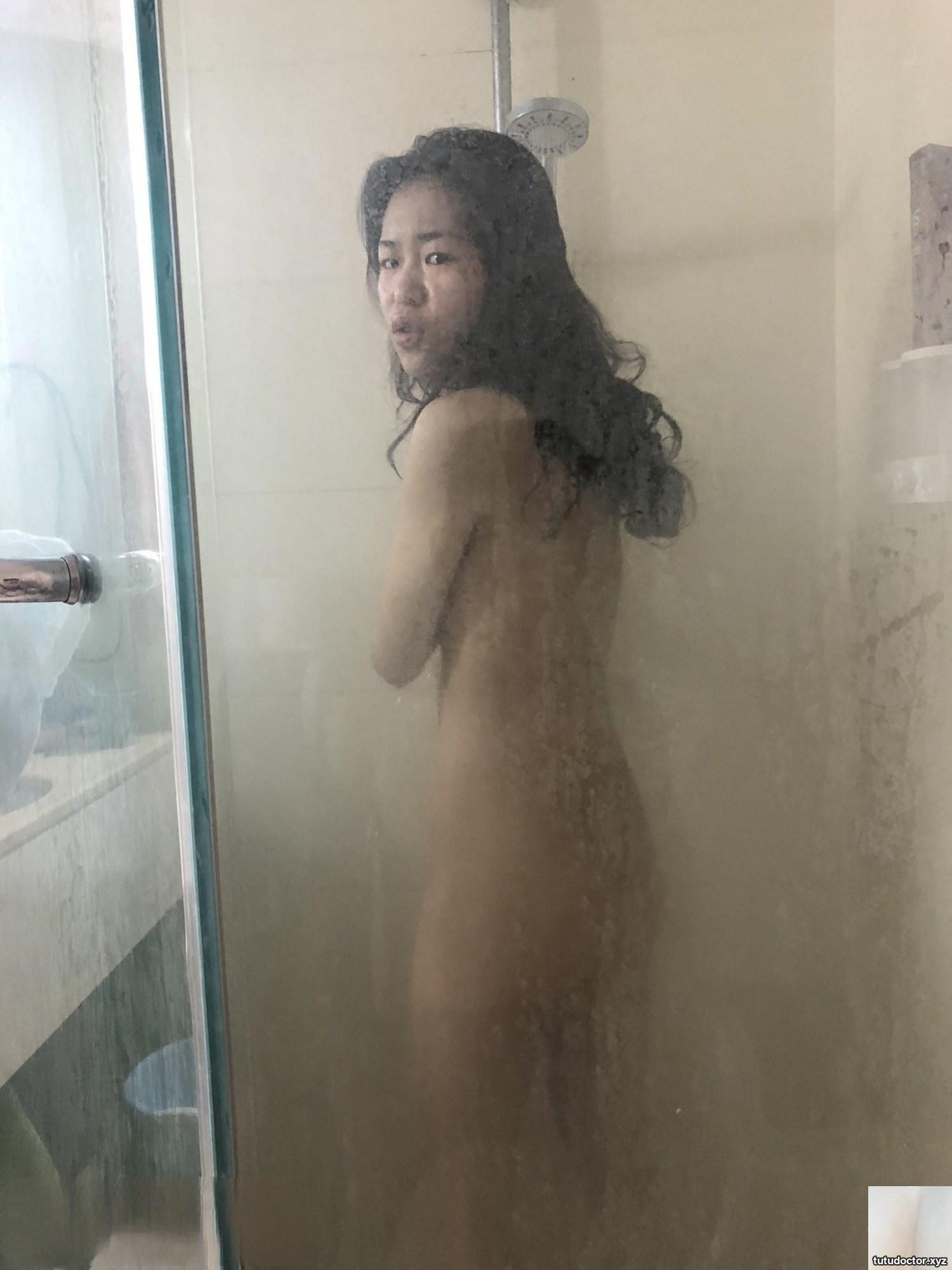 Female nurse took off her uniform, exposed her face, masturbated · photo 23 of 26