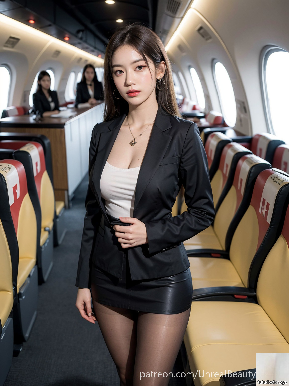UnrealBeautyAIMIX-The lustful life of a stewardess · photo 5 of 22
