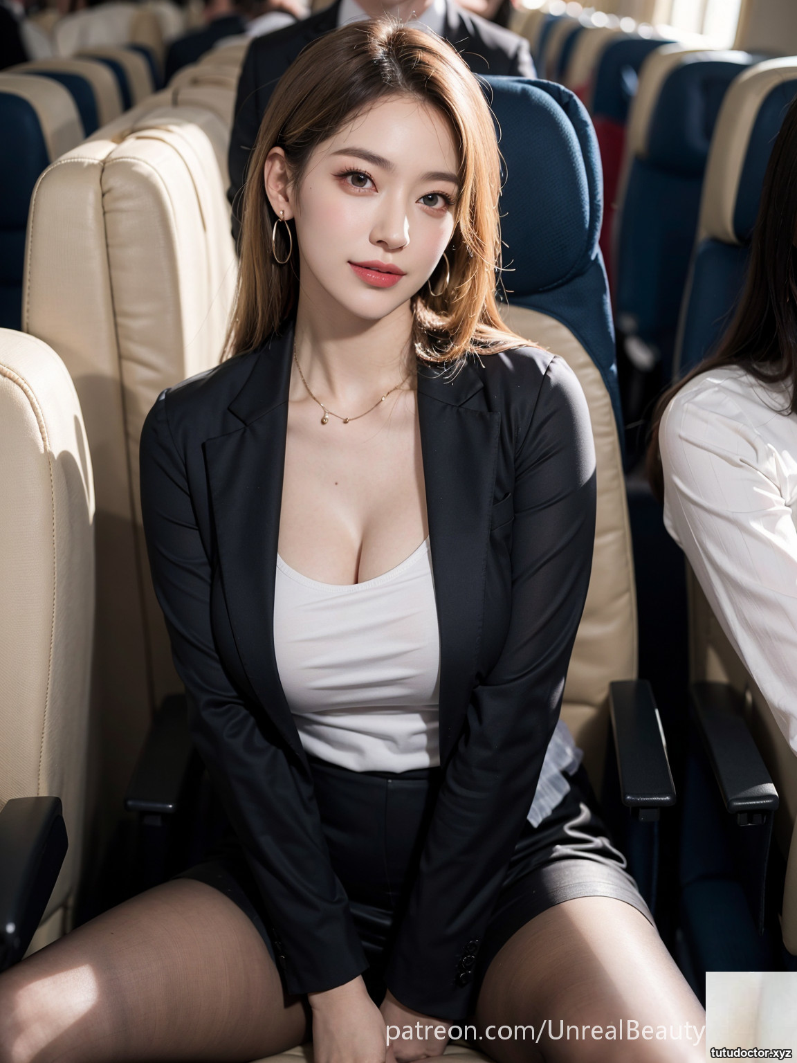 UnrealBeautyAIMIX-The lustful life of a stewardess · photo 7 of 22