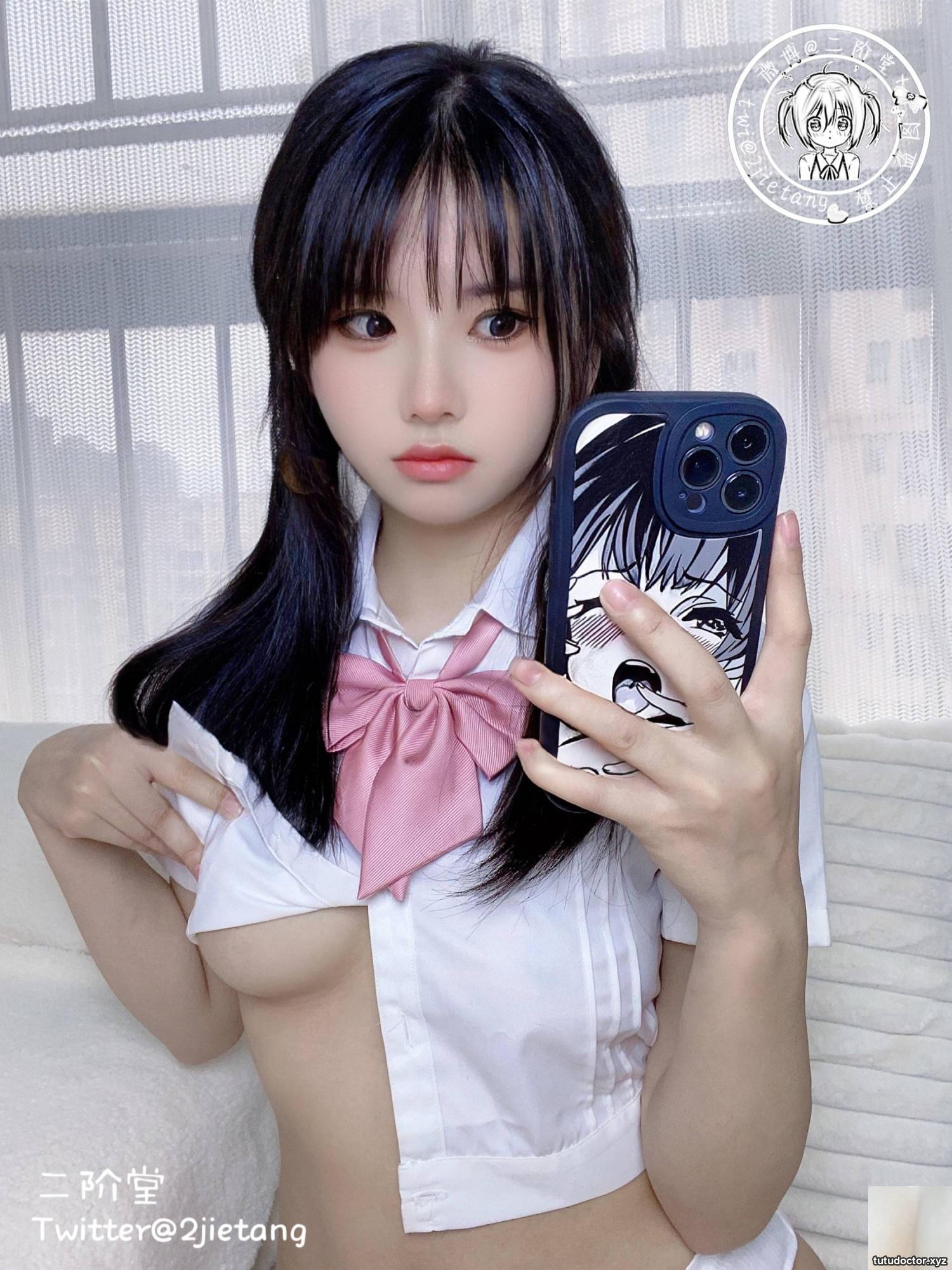 (Online collection) Welfare Girl Nikaido “Short Skirt and White Silk” VIP Exclusive (120P)