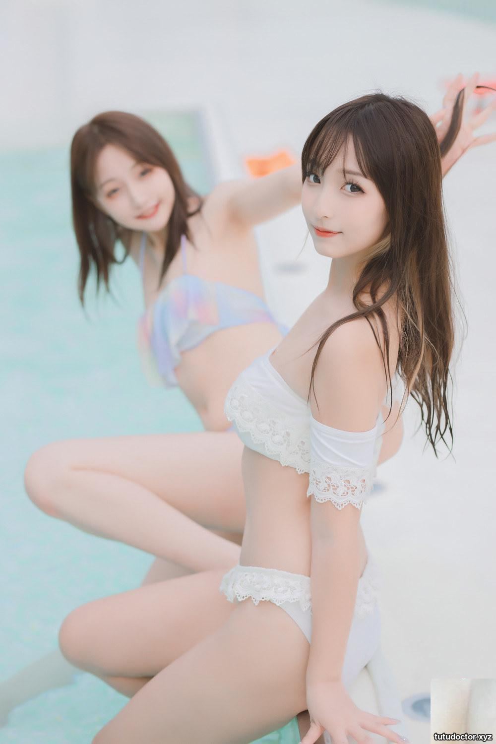 Kagakusaka Mafuyus Sexy Swimsuit 3 swimming pool exudes lily · photo 57 of 95