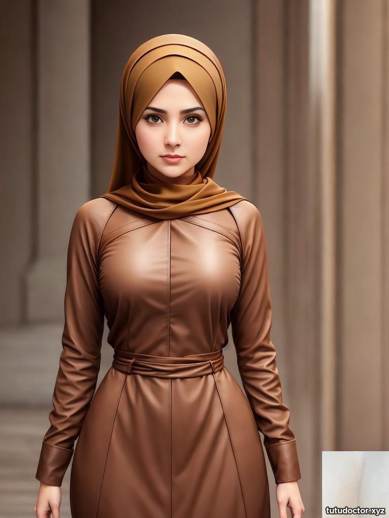 AI generated leather hijabi · photo 5 of 81