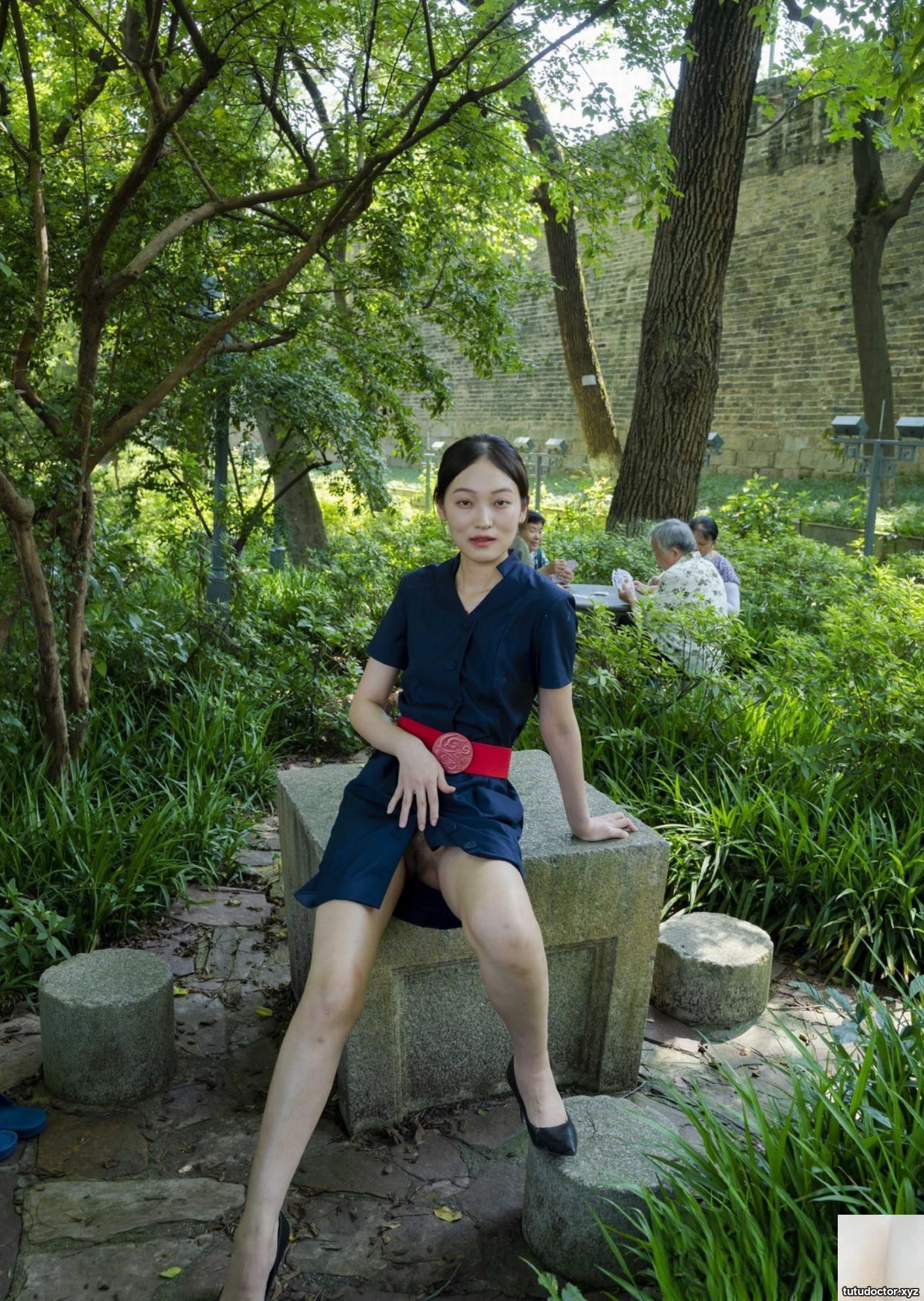 Beautiful model – An Qis full-time long-legged stewardess · photo 53 of 100
