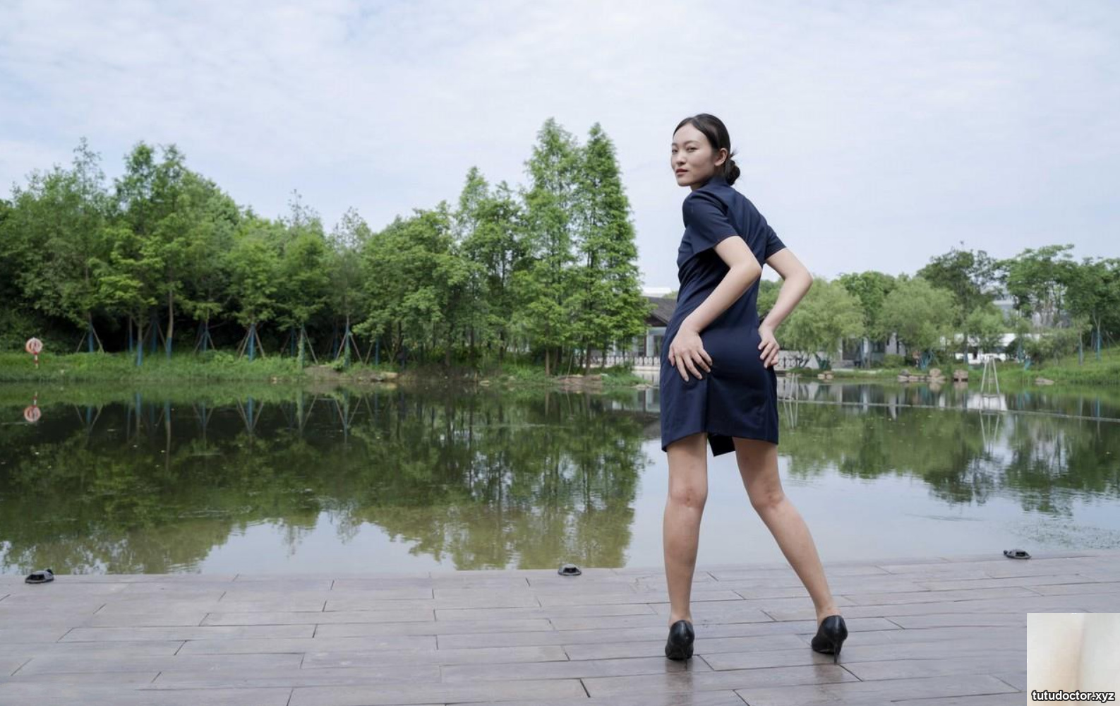 Beautiful model – An Qis full-time long-legged stewardess · photo 85 of 100
