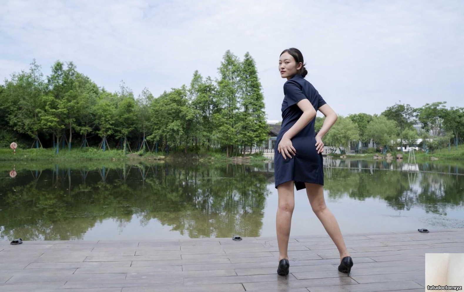 Beautiful model – An Qis full-time long-legged stewardess · photo 86 of 100