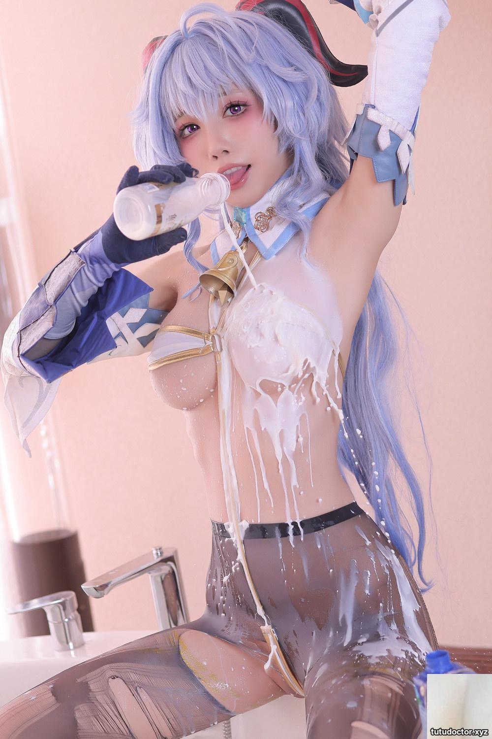 Shuimiao Aquas fresh milk teasing in Genshin Impact-Gan Yu 2 is · photo 58 of 77