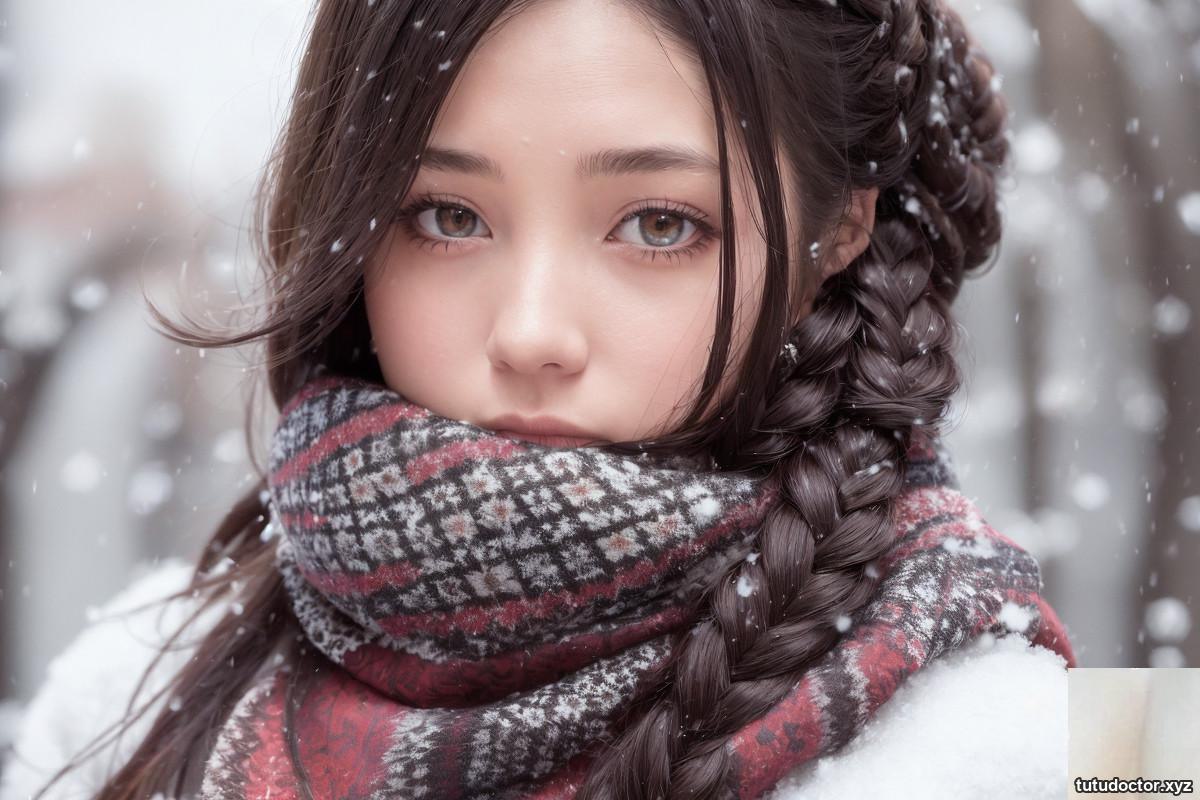 AI generation~NATSUNE_AI-Snowy day · photo 2 of 21