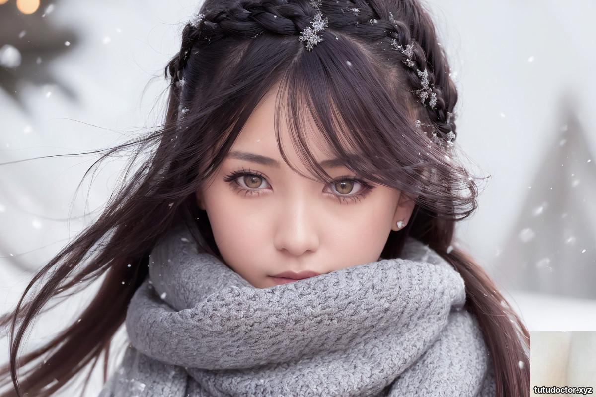 AI generation~NATSUNE_AI-Snowy day · photo 4 of 21