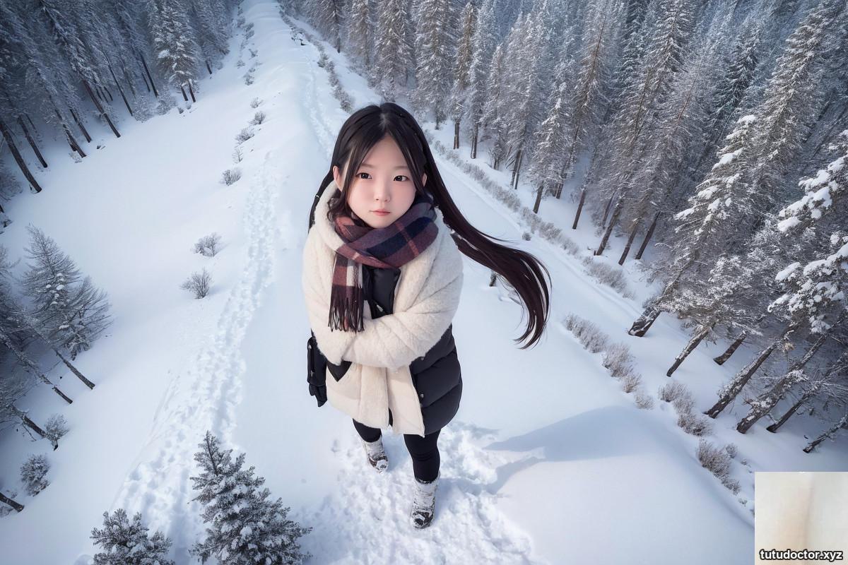 AI generation~NATSUNE_AI-Snowy day · photo 5 of 21