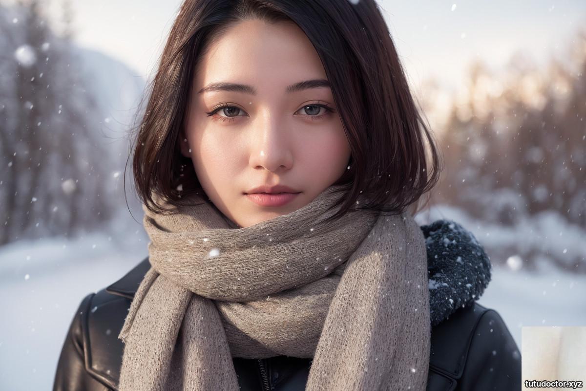 AI generation~NATSUNE_AI-Snowy day · photo 16 of 21