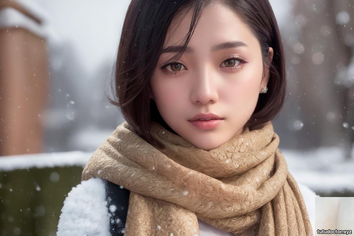 AI generation~NATSUNE_AI-Snowy day · photo 19 of 21