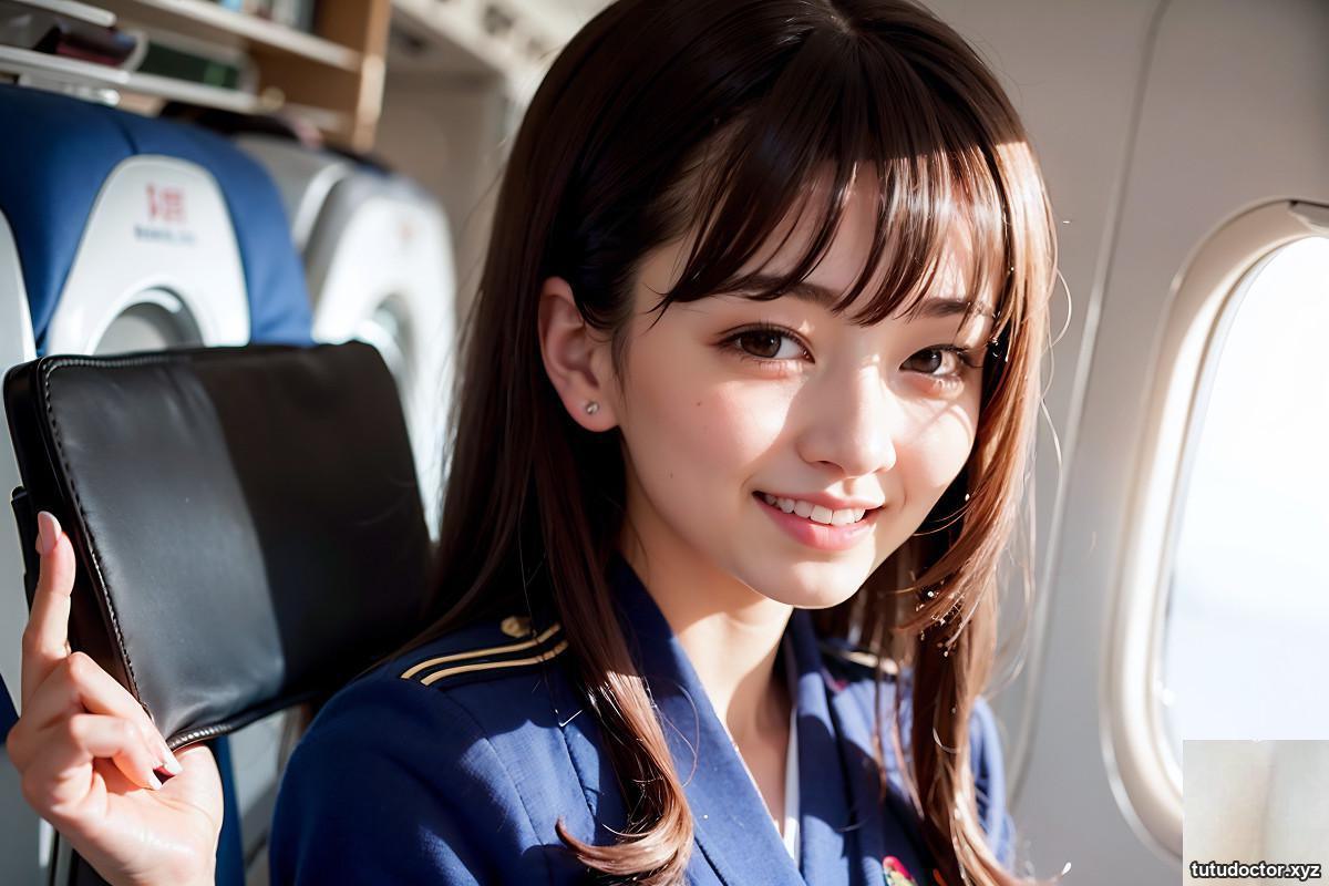 AI generated~AI OFUG-That girl is at the airport (go to the · photo 13 of 19