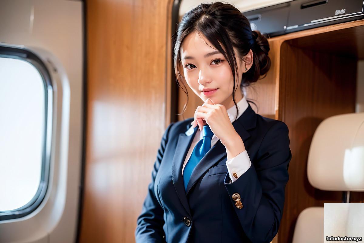 AI generated~AI OFUG-That girl is at the airport (go to the · photo 15 of 19
