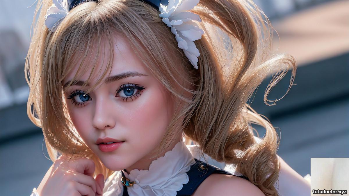 AI generation~AI_EmeraldApple-Genshin Barbara AI Cosplay (Babasara, Genshin