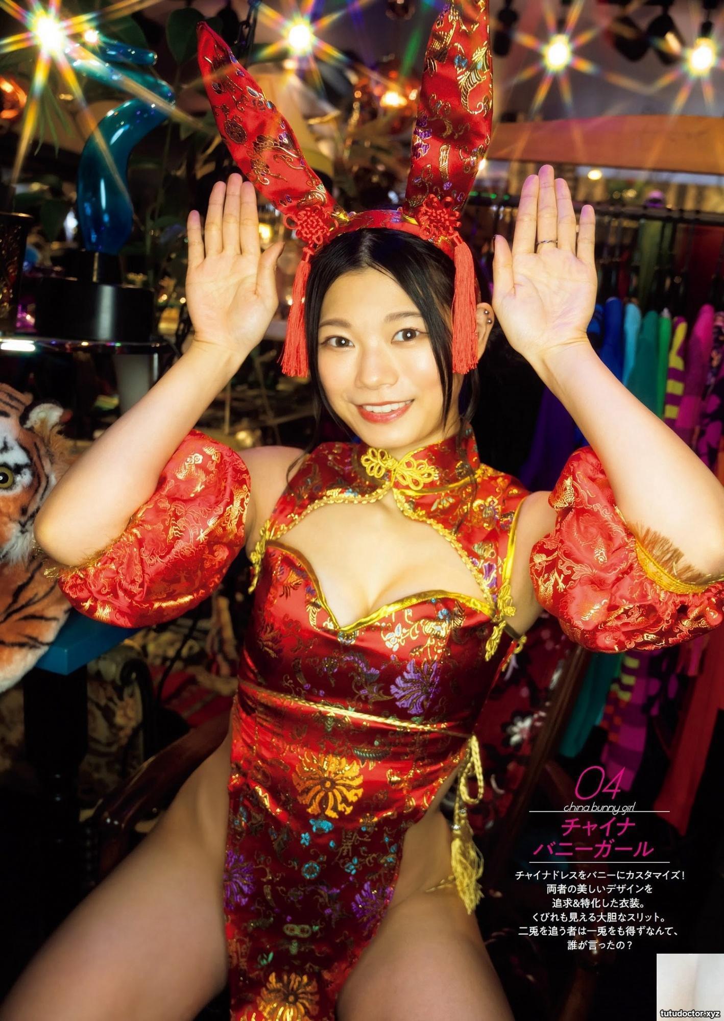 The round and plump bunny girl dress is unbearable just by · photo 4 of 6