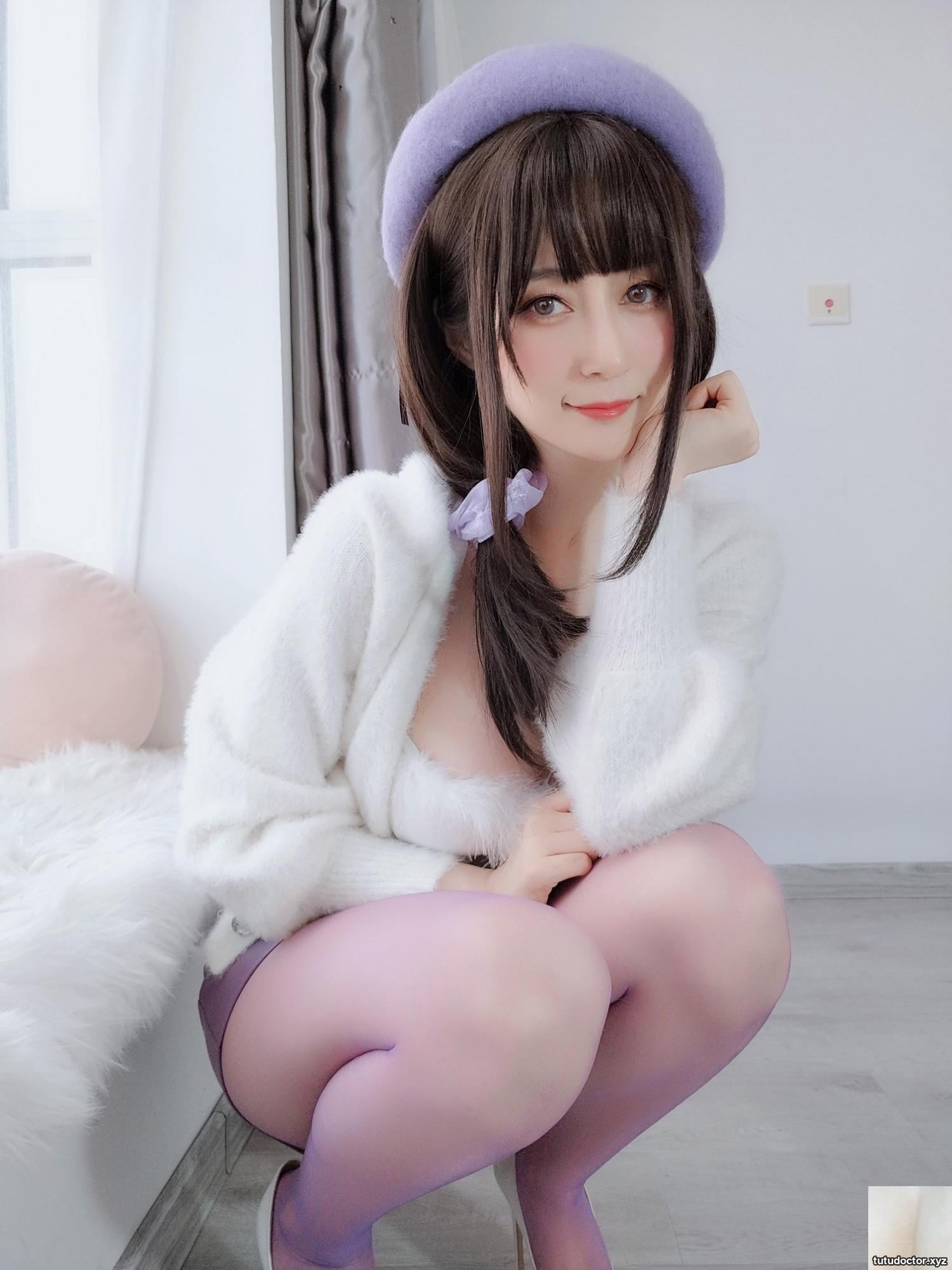 Baiyin 81 Purple Stockings Appreciate the charm of beautiful · photo 29 of 79