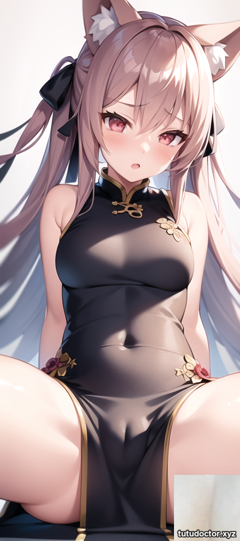 Original two-dimensional AI photo of a cheongsam fox girl · photo 2 of 15
