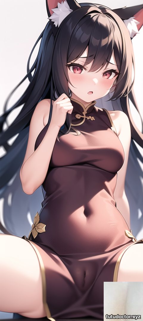 Original two-dimensional AI photo of a cheongsam fox girl · photo 4 of 15