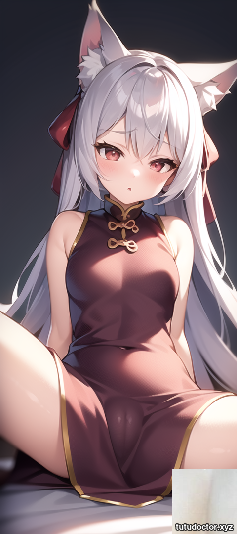 Original two-dimensional AI photo of a cheongsam fox girl · photo 7 of 15