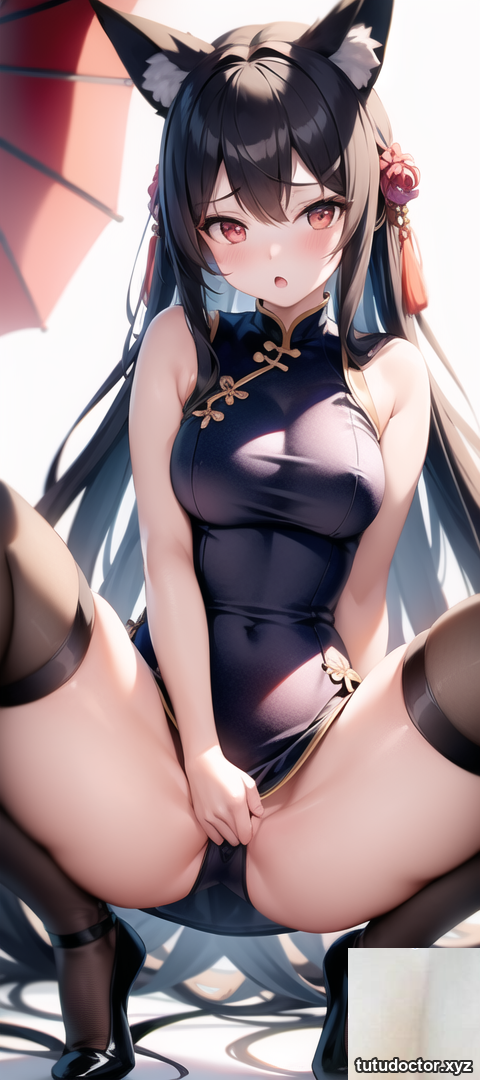 Original two-dimensional AI photo of a cheongsam fox girl · photo 10 of 15