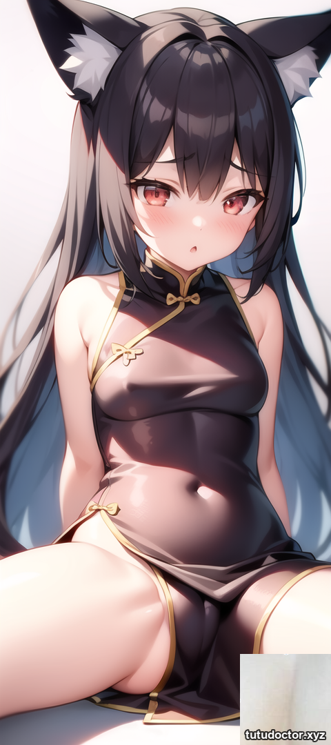Original two-dimensional AI photo of a cheongsam fox girl · photo 14 of 15