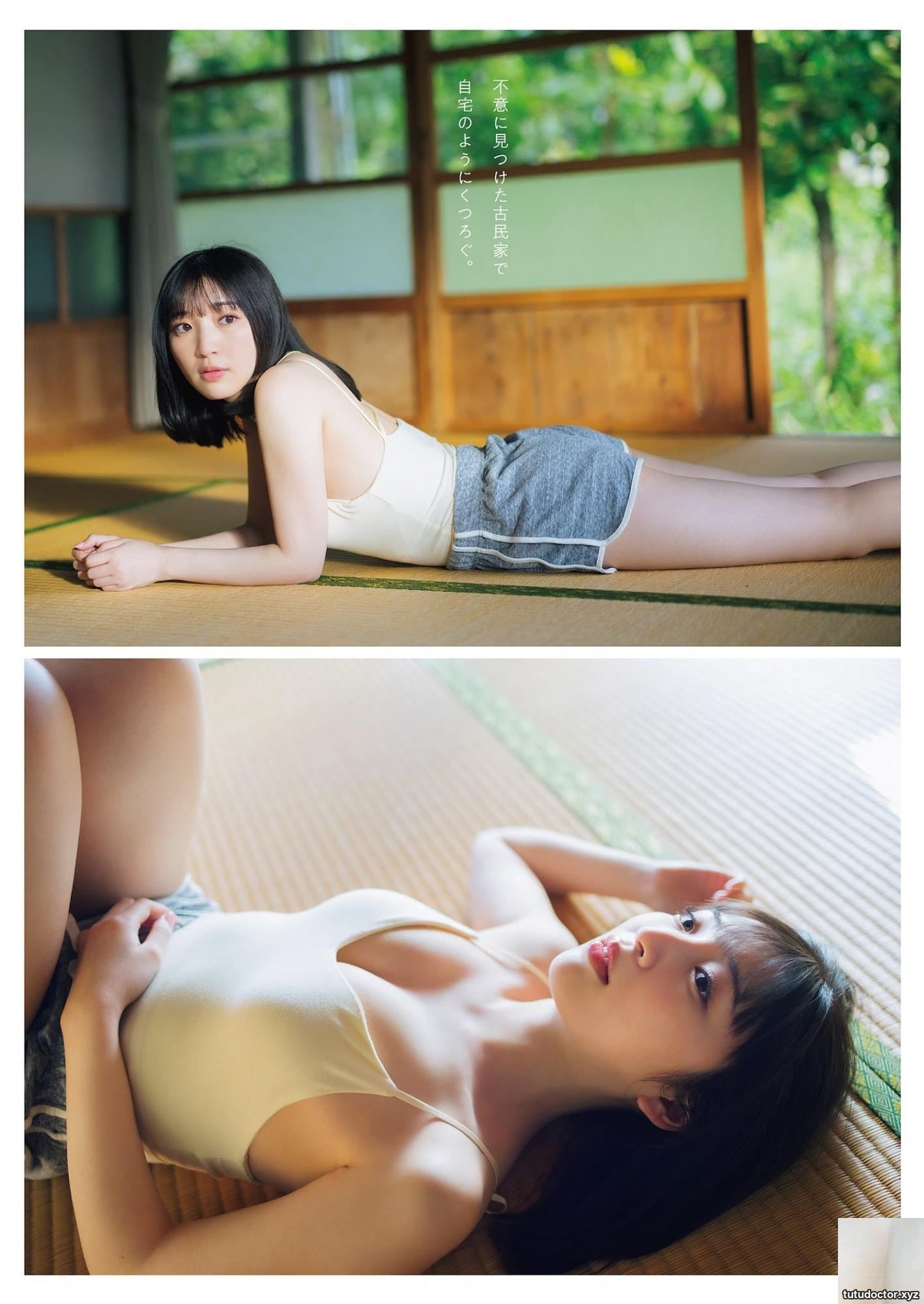 The pretty voice actress shows off her white and tender breasts · photo 2 of 3