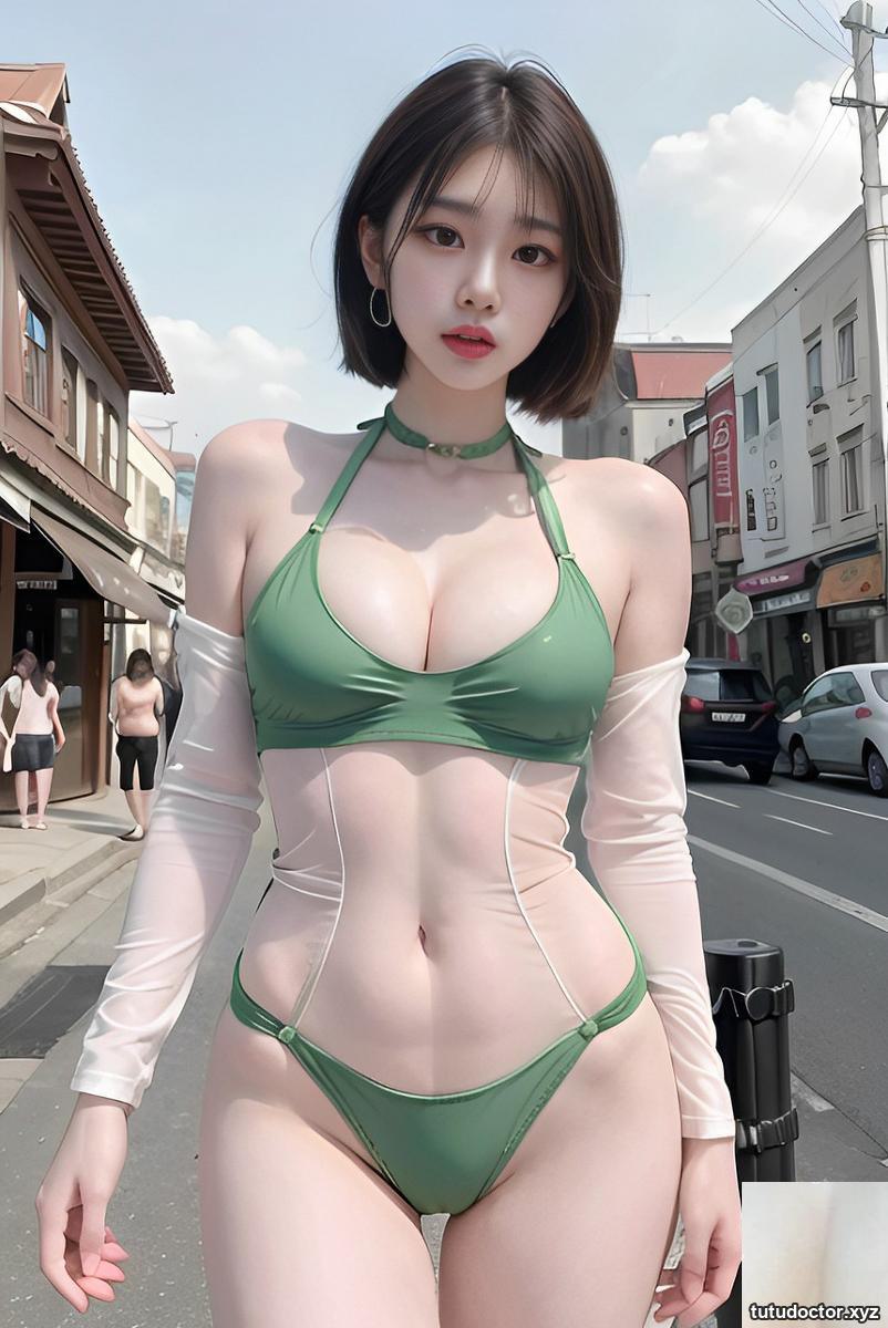 AI-generated beauty~As D-Short hair (swimming)