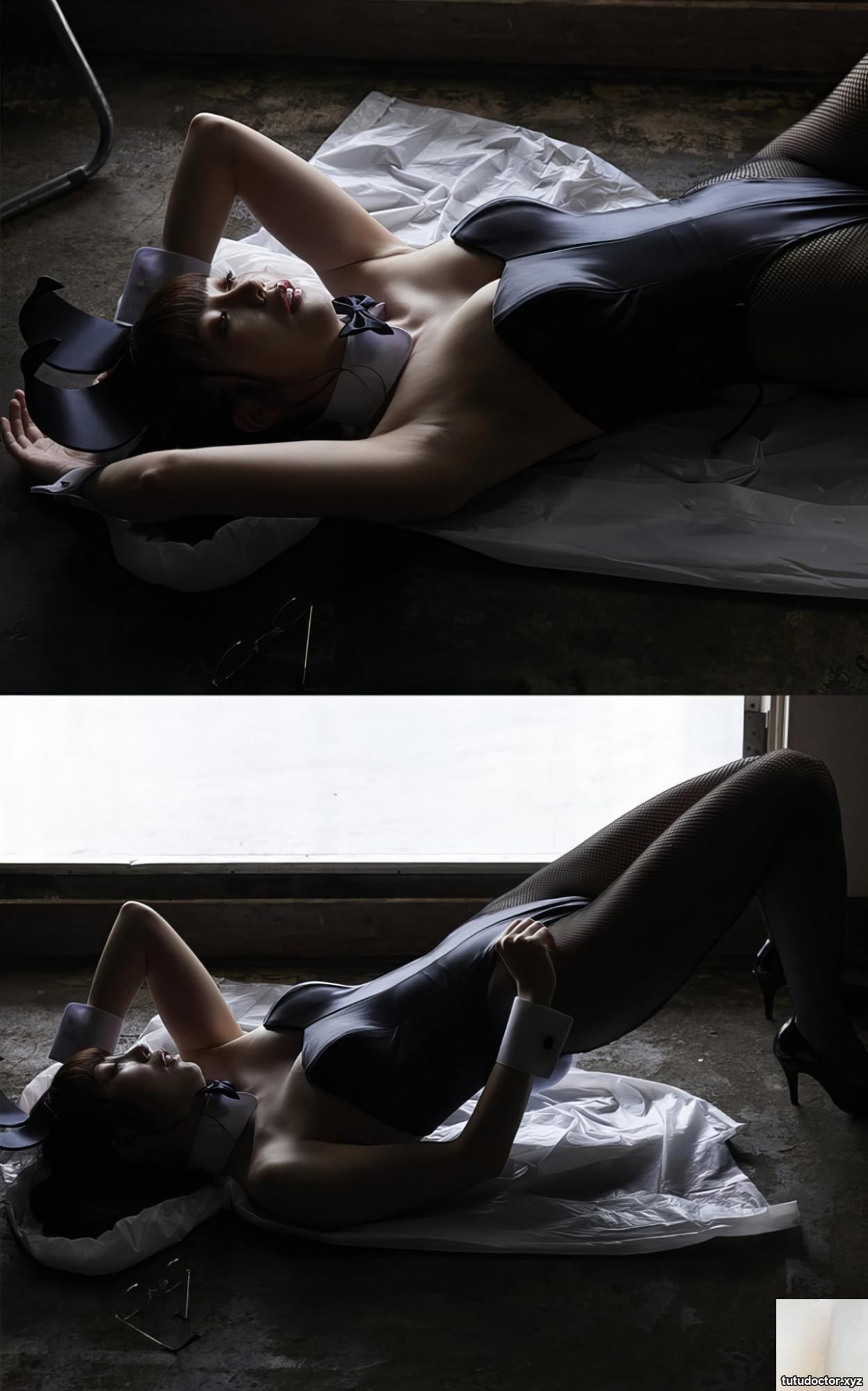 Bunny girls evil figure and black stockings temptation · photo 6 of 34
