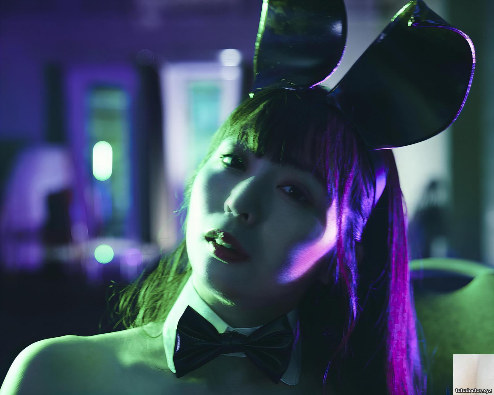 Bunny girls evil figure and black stockings temptation · photo 30 of 34