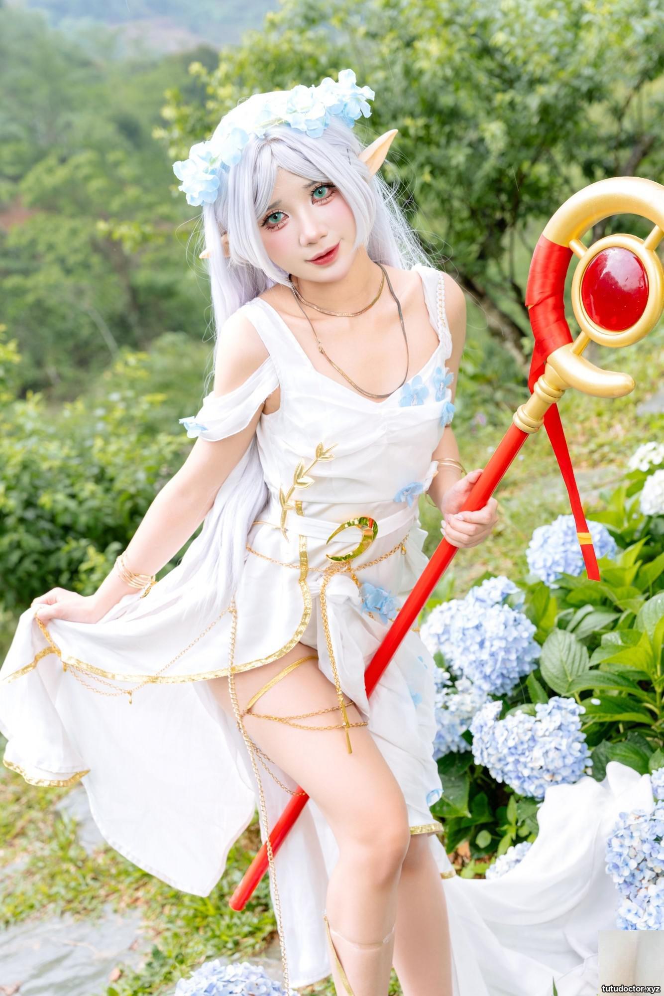 Welfare Girl PoppaChan Blue Dress VIP exclusive · photo 3 of 32