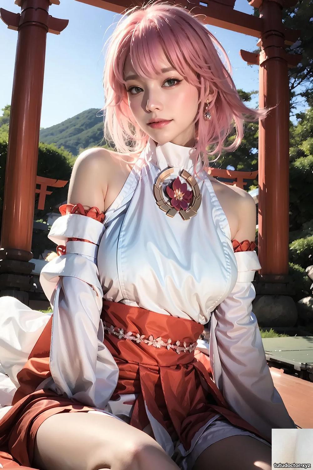★PATREON★ (AITVwiki Beauty Encyclopedia) – Genshin Yae Miko Cosplay Genshih